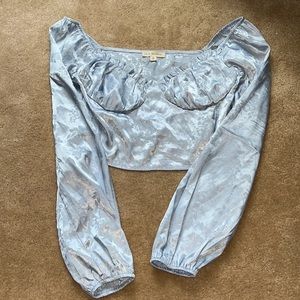 Blue Women’s long sleeve top ( Size S)